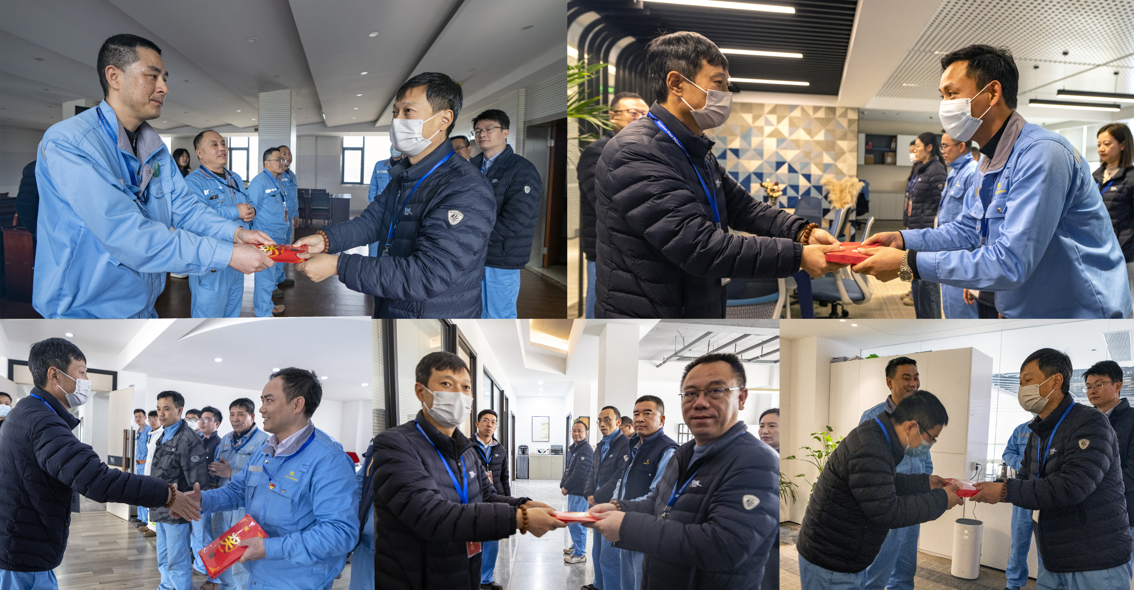 龙年开工第一天，，，，，，总部向导慰问鼓劲头_环球360